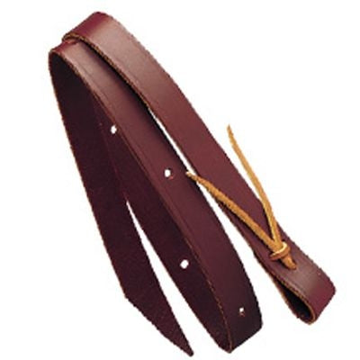 Tory Leather Tie Strap 1 1/2in x 5ft Burgundy