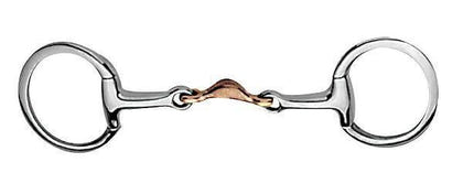Korsteel Copper 1/4 Moon Mouth Eggbut Snaffle