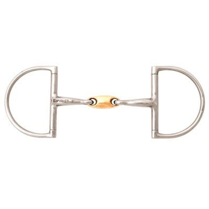 JP Korsteel Copper Link Hunter D-Ring Snaffle 4.5