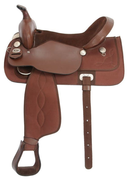 King Basic Synthetic Trail Saddle Package