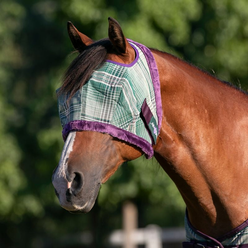 Kensington Fly Mask with Fleece Trim