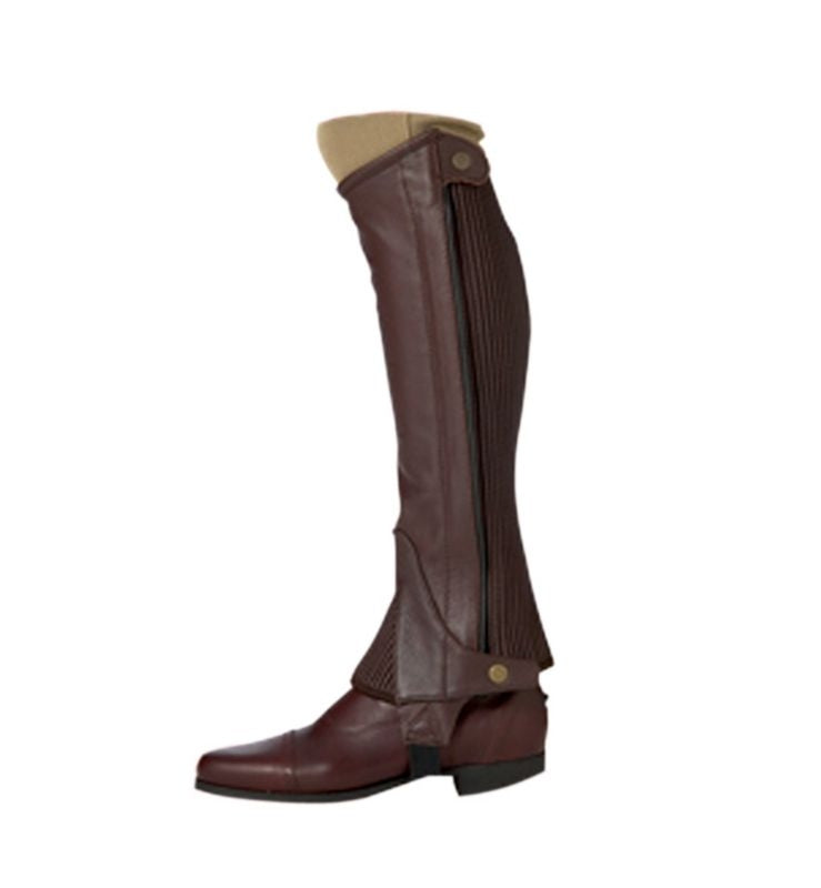 Ovation Ladies Pro Top Grain Half Chaps
