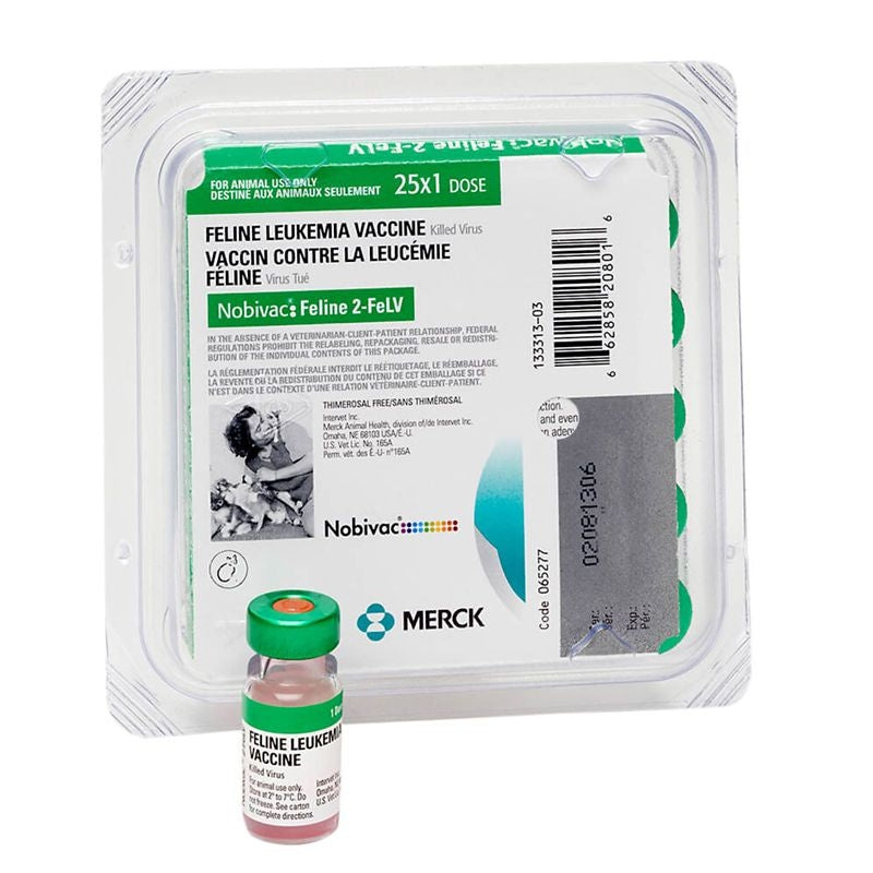 Nobivac 2-FeLV 25x1ml Feline Vaccine