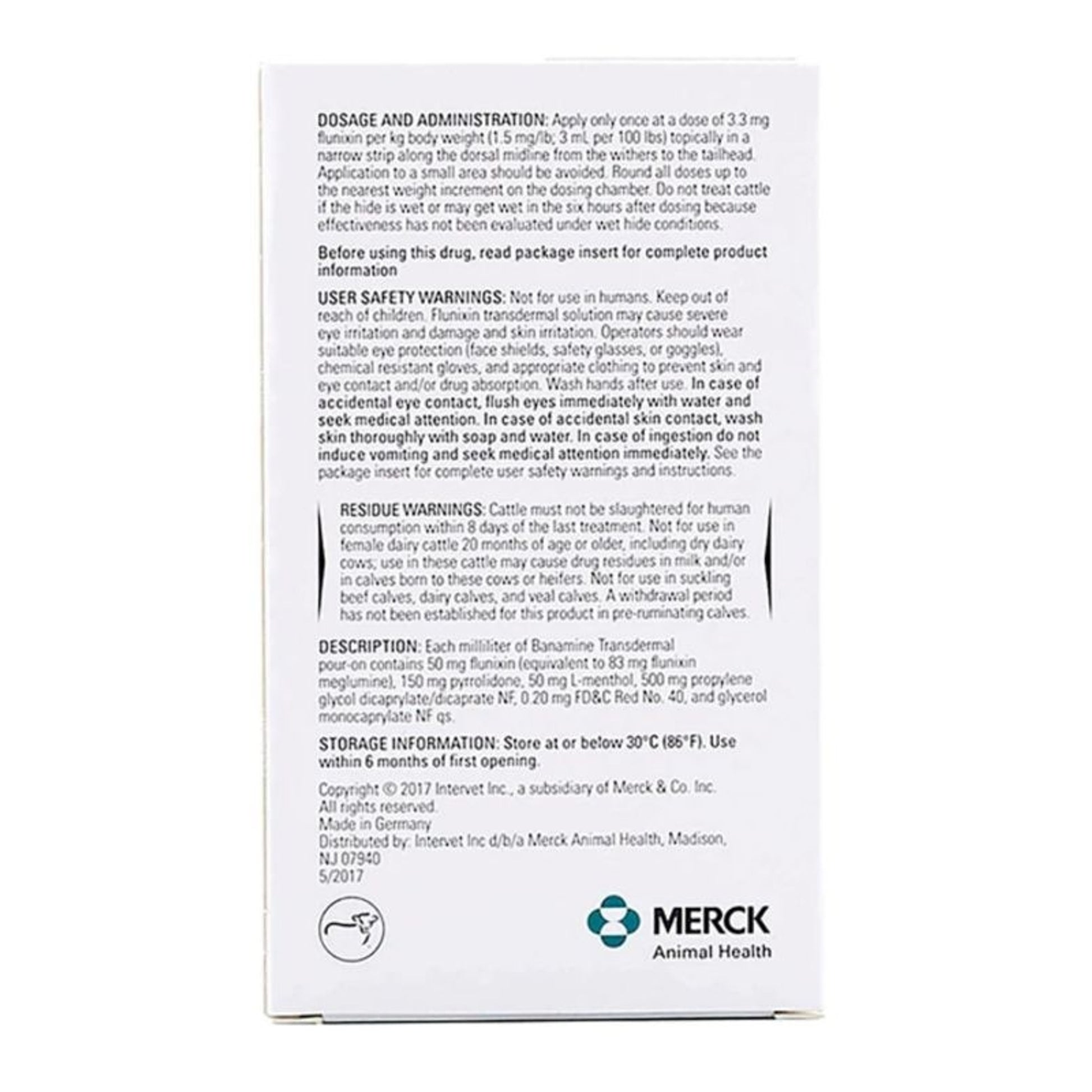 Banamine transdermal