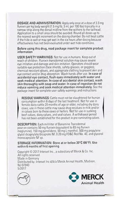 Banamine transdermal