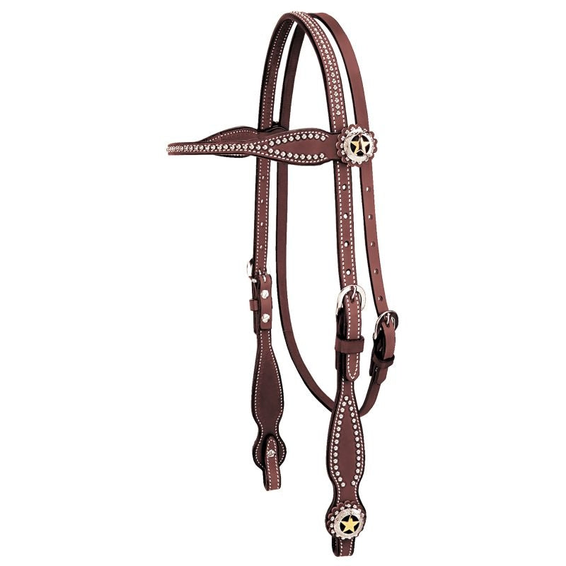 Weaver Texas Star Browband Headstall
