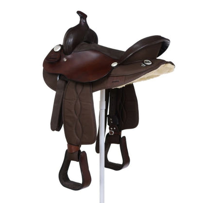 Eclipse Tough1 Synthetic Rnd Skirt Trail Saddle