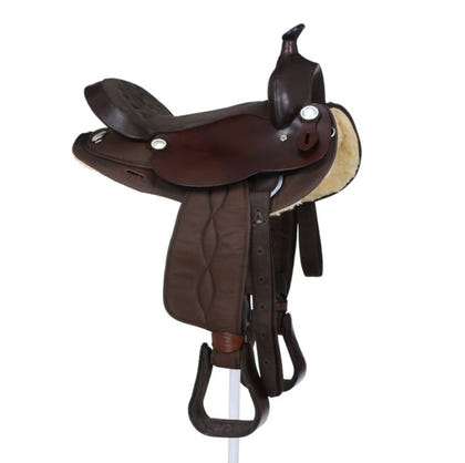 Eclipse Tough1 Synthetic Rnd Skirt Trail Saddle