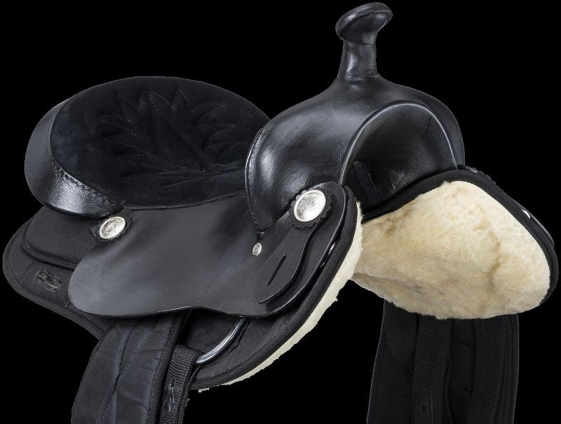 Eclipse Tough1 Synthetic Rnd Skirt Trail Saddle