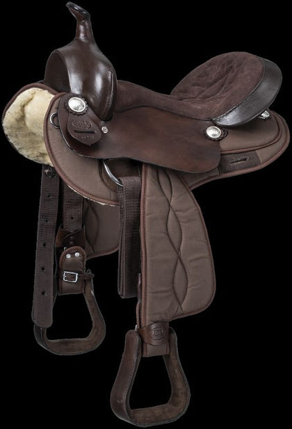 Eclipse Tough1 Synthetic Rnd Skirt Trail Saddle