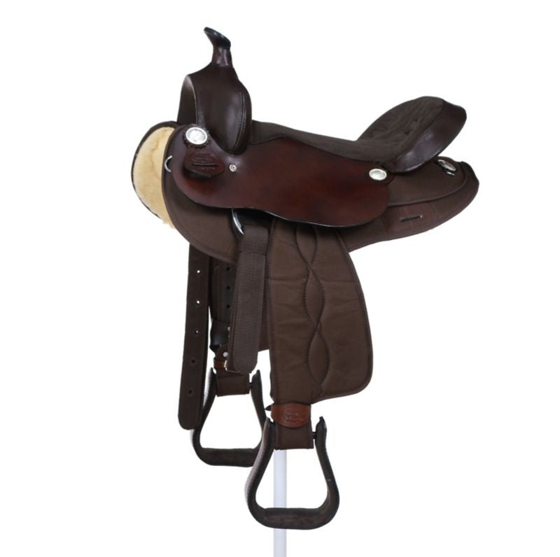 Eclipse Tough1 Synthetic Rnd Skirt Trail Saddle
