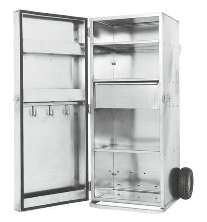 Weaver Single Door Galvanized Showbox