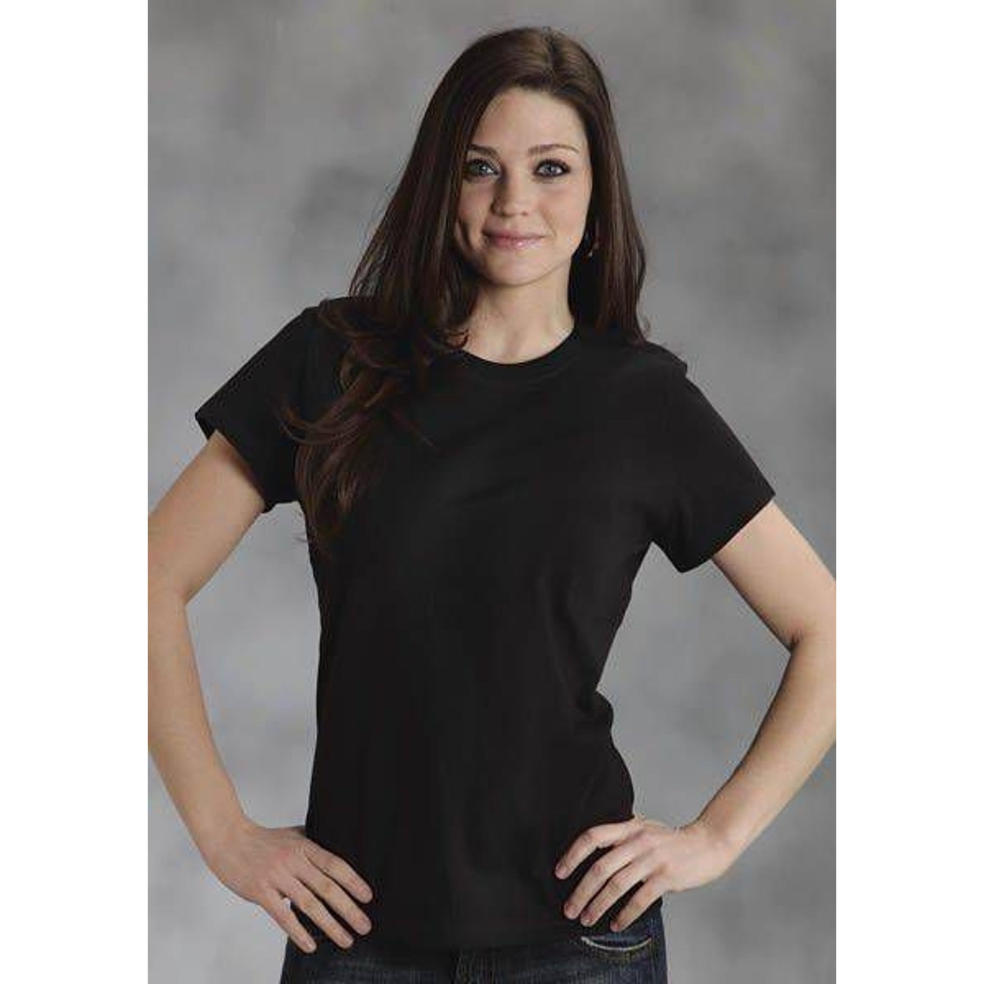 Roper Ladies Tee Shirt Black