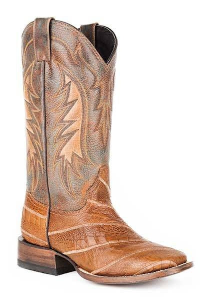 Ostrich Stripes Exotic Boots