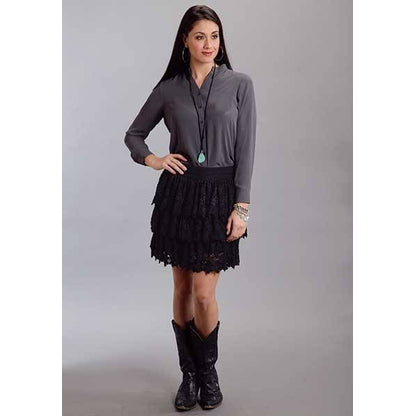 Stetson Ladies Fall lll 3 Tier Lace Skirt