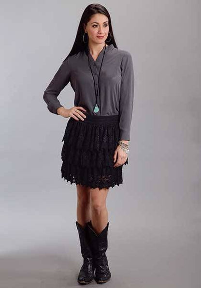 Stetson Ladies Fall lll 3 Tier Lace Skirt