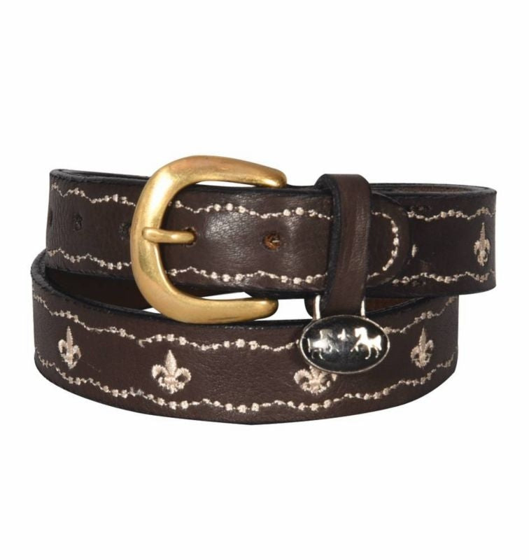 Equine Couture Kids Cacey Leather Belt