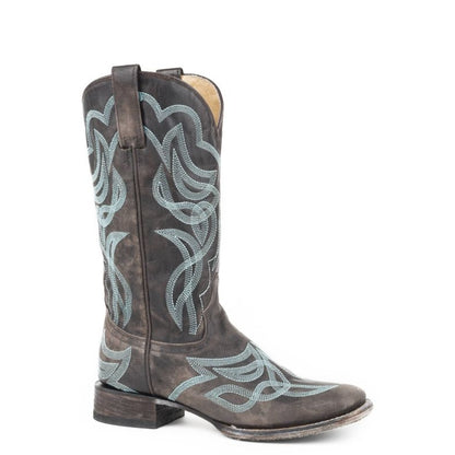 Stetson Ladies Reese Sq Toe Boots