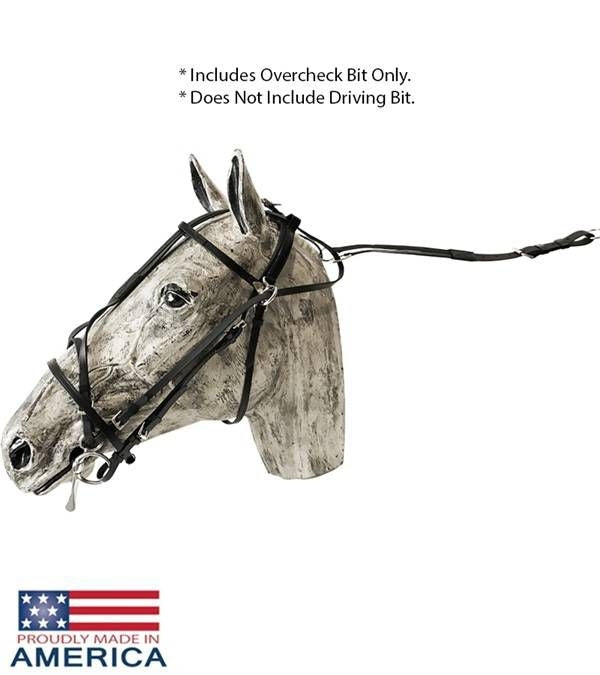 Feather Weight Euro Style Double Overcheck Bridle