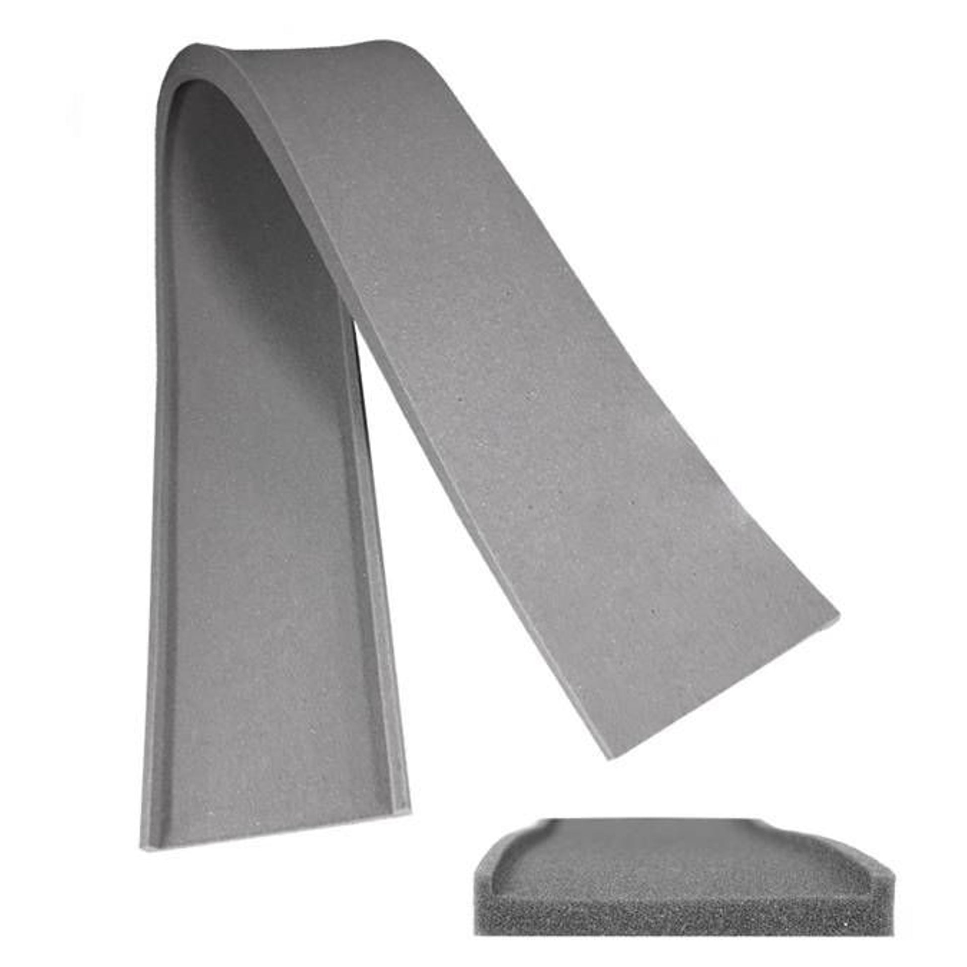Jacks Foam Girth Channel Gray 40In Long