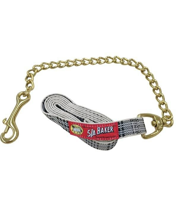 Baker Lead With 24In Solid Brass Chain