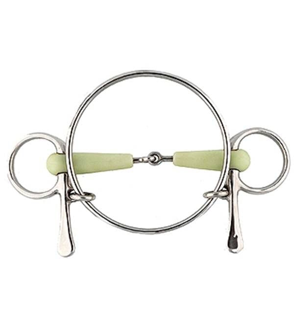Dexter Apple Half Cheek Bit Stainless Steel 5In