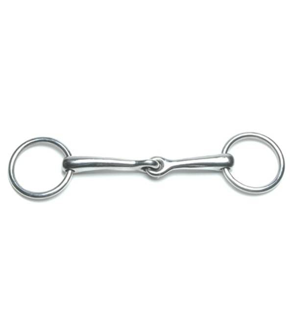 Jacks Curved Jointed Mouth Bit Stainless Steel 9Mm
