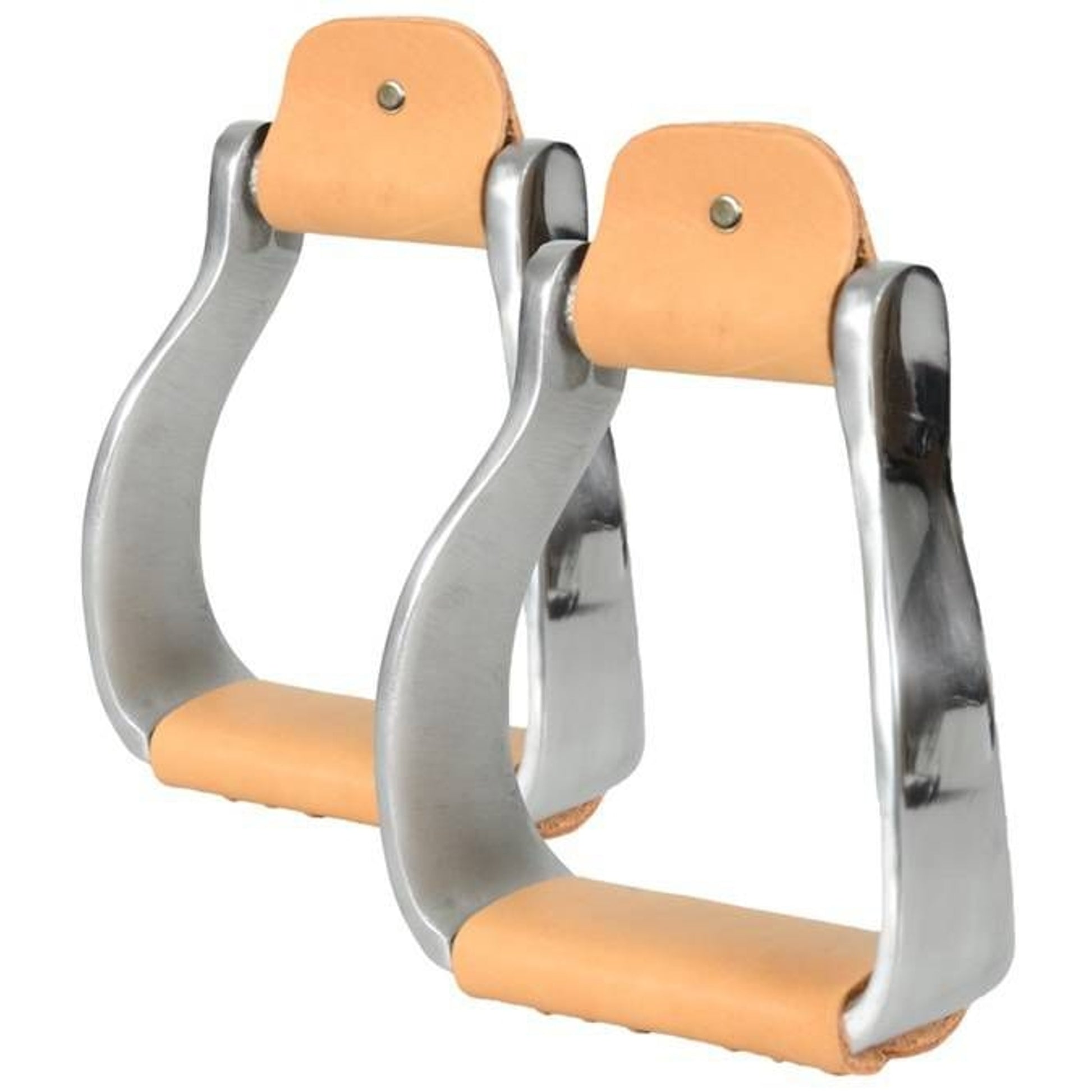 Jacks Flat Bottom Stirrups Aluminum Pair
