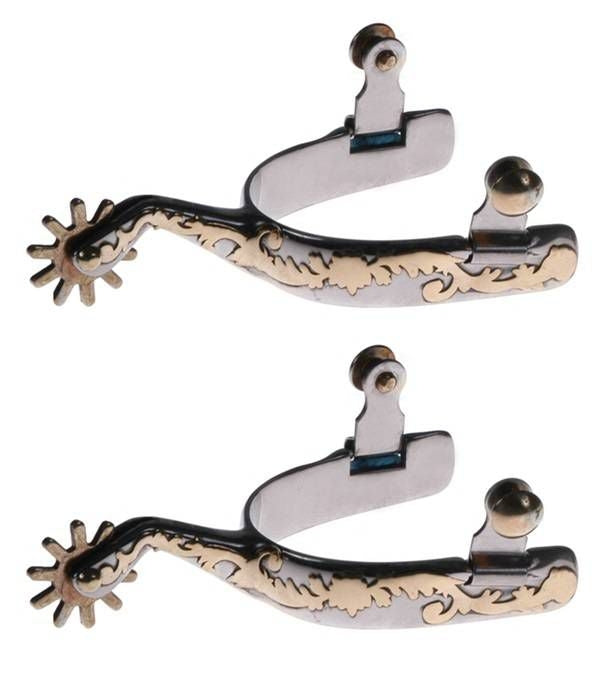 Jacks Pro Cutter Spurs with Overlay Trim