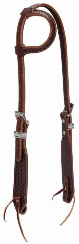 Weaver Synergy Tooled Mayansliding Ear Headstall
