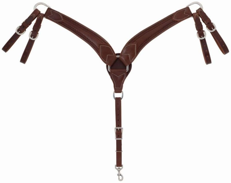 Weaver Synergy Mayan Roper H Tooled Breast Collar
