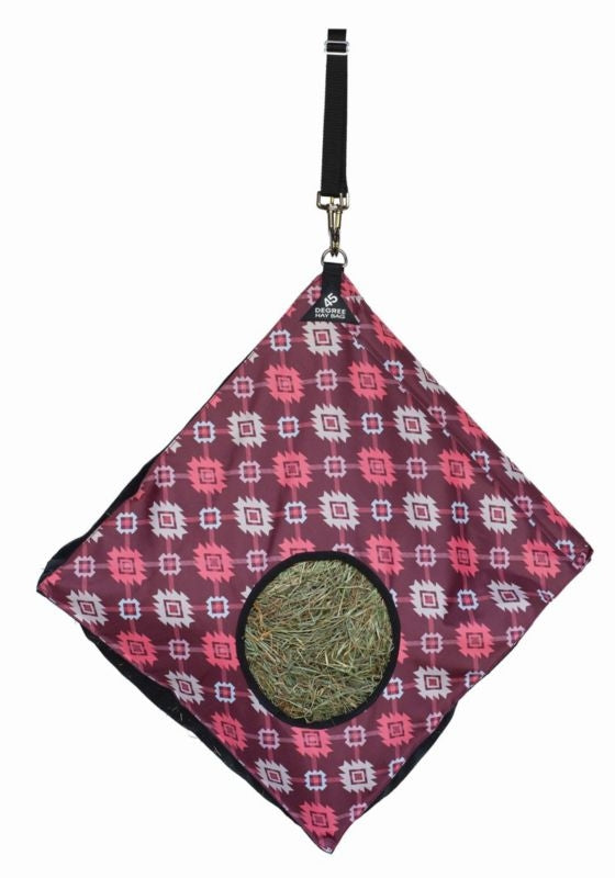 Weaver 45 Degree Round Hole Hay Bag Plaid Aztec