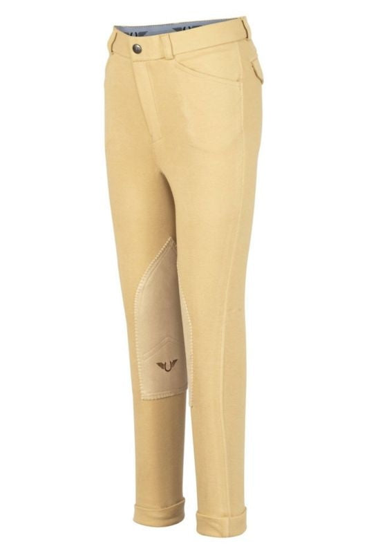 Tuffrider Boys Patrol Light Jodhpurs Light Tan 10