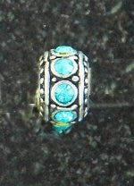 Joppa Dot Stone Spacer Bead Crystal