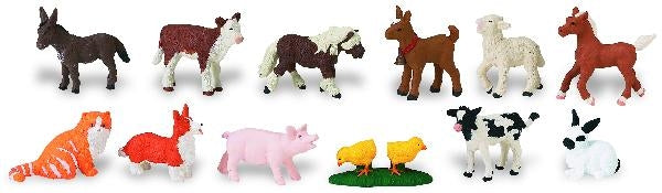 Safari Horses Toobs - Farm Babies