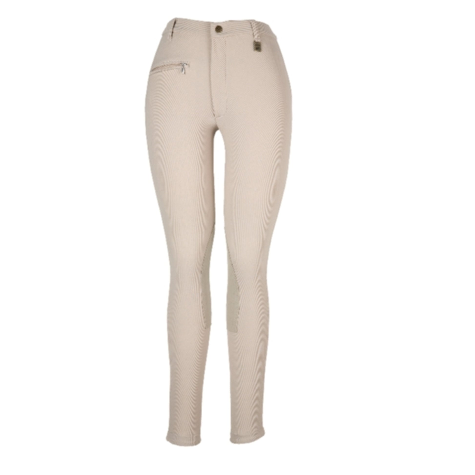 OPEN BOX Devon-Aire Ladies All-Pro Dev-Tek Ribbed Breeches - 24 Regular, Black
