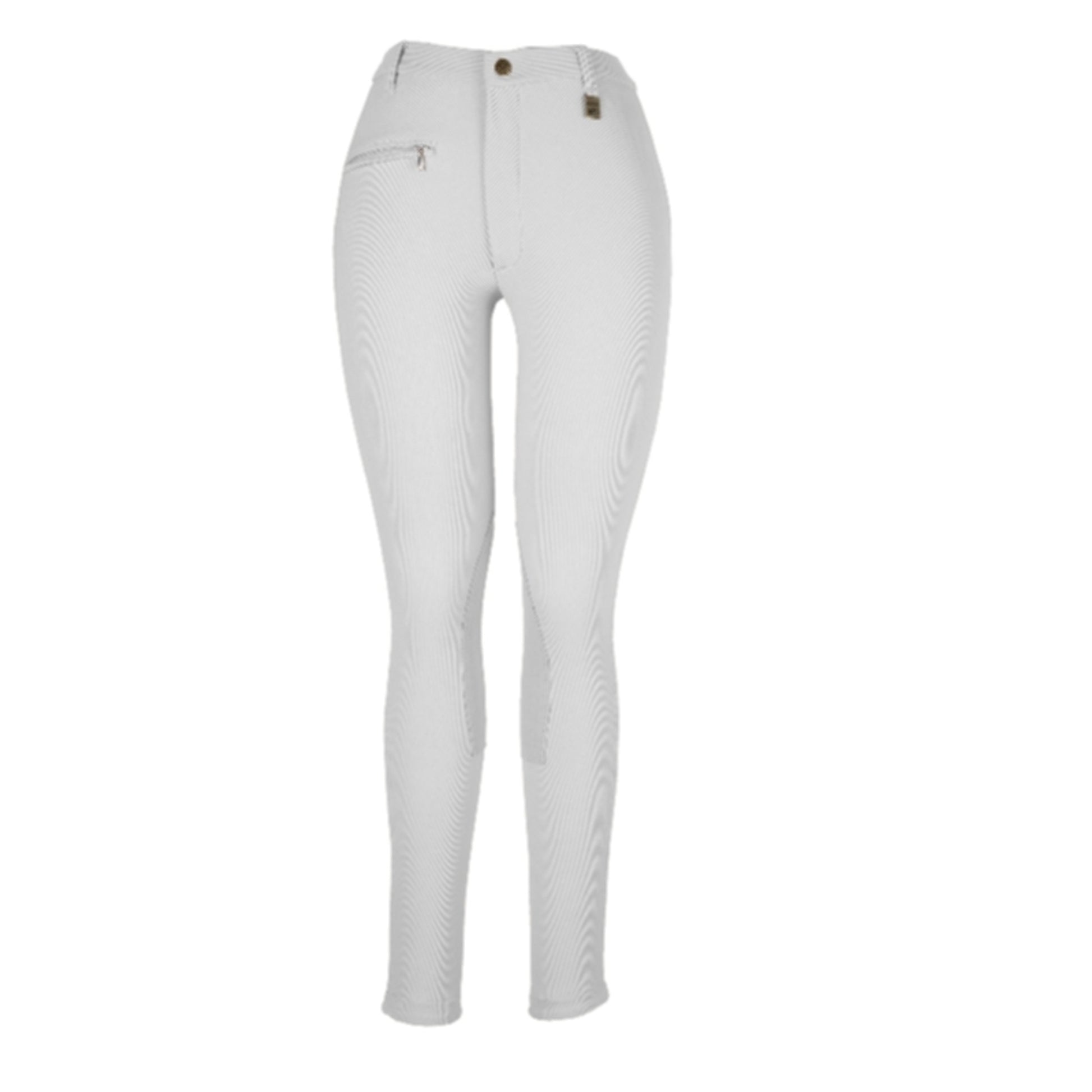 OPEN BOX Devon-Aire Ladies All-Pro Dev-Tek Ribbed Breeches - 24 Regular, Black