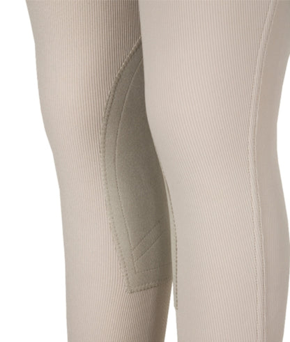 OPEN BOX Devon-Aire Ladies All-Pro Dev-Tek Ribbed Breeches - 24 Regular, Black