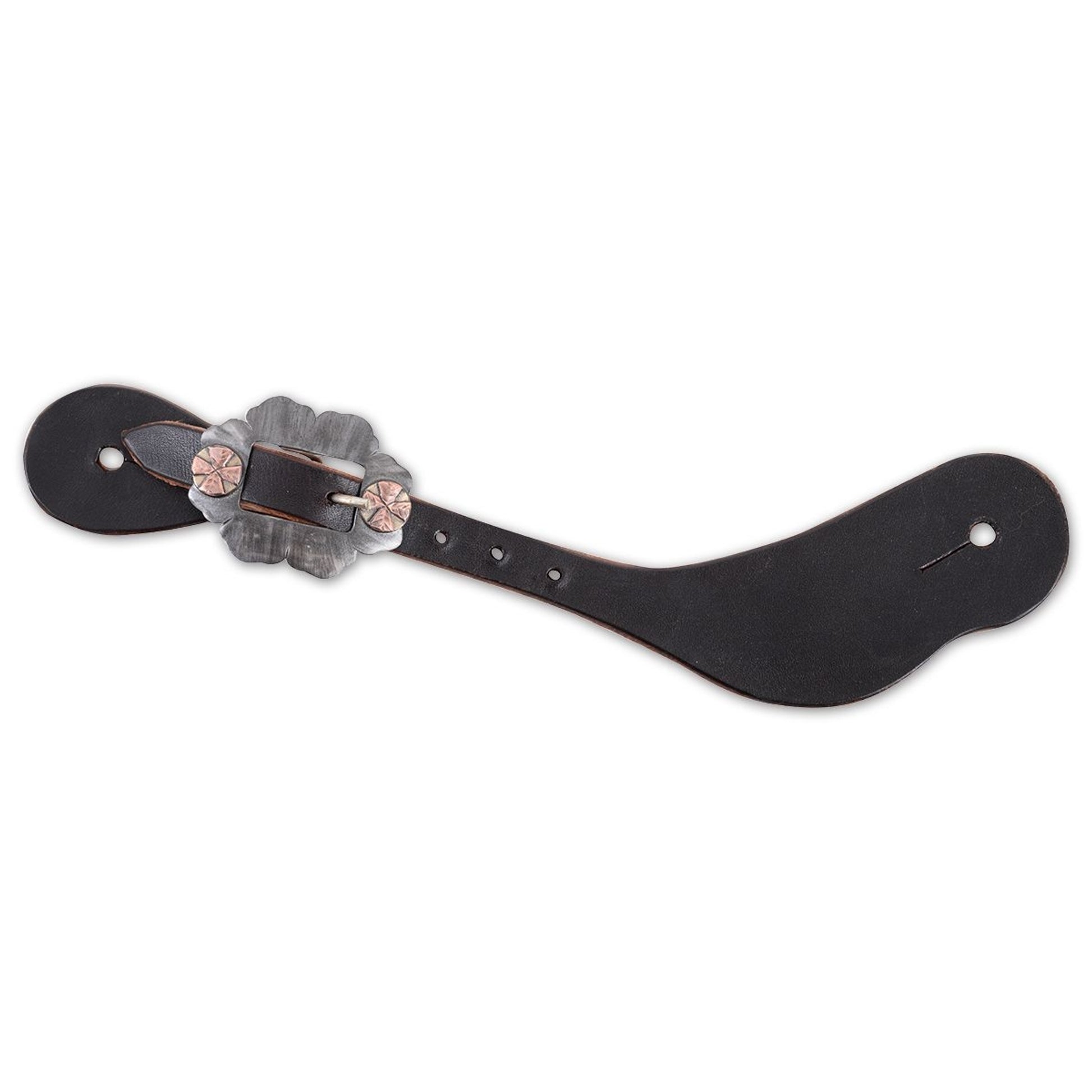 Martin Cowboy Spur Strap - Chocolate, Copper Cross Buckle