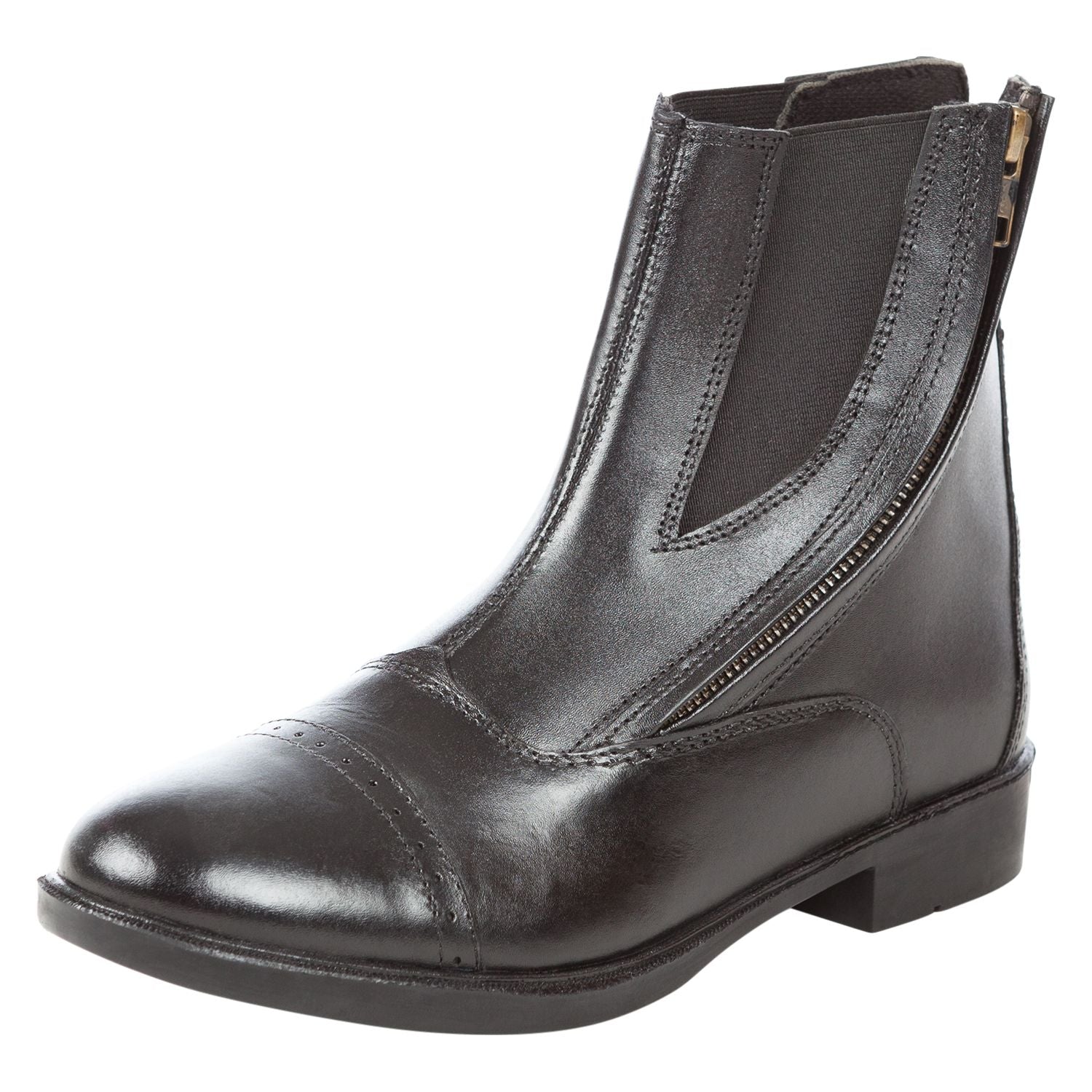 Daisy Side Zip Paddock Boots - Kids 12R Blk