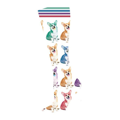 InkStables Tall Boot Socks - Tweens, Corgi