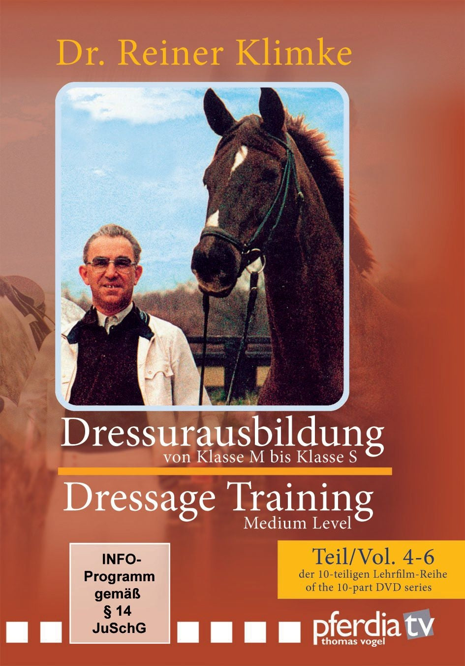 Reiner Klimke's Dressage Training, From Medium to Advanced Levels DVD Voumes 4-6