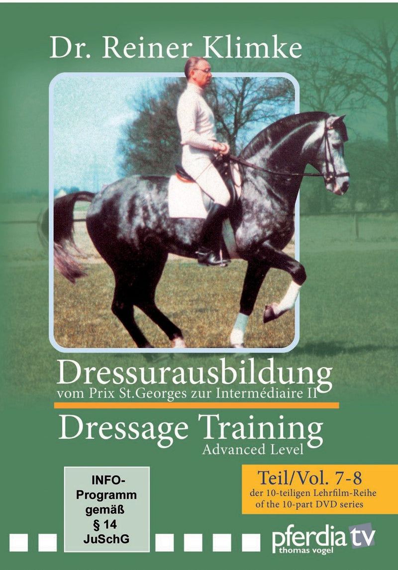 Dressage Training DVD Vol 7-8 with Dr Reiner Klimke