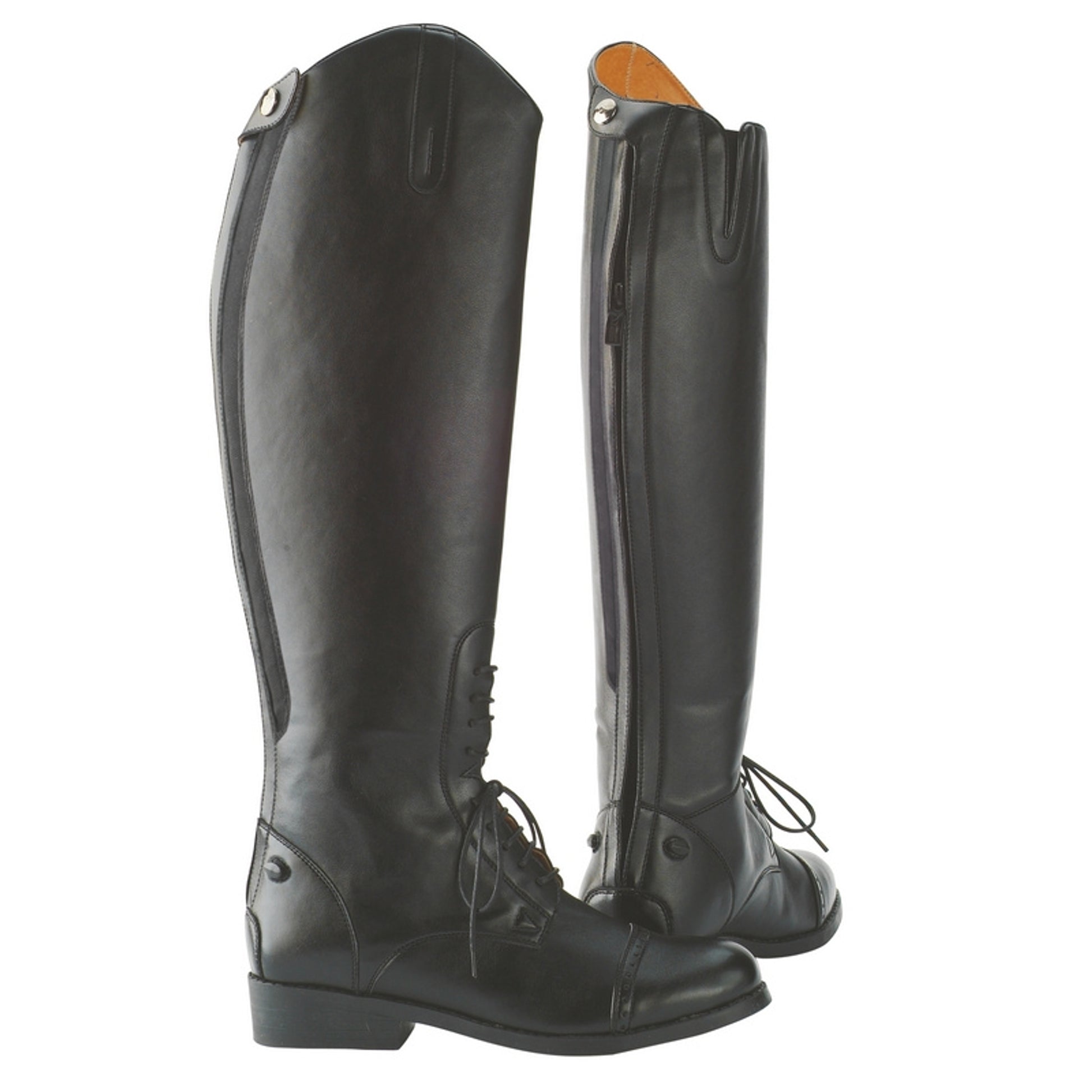 Saxon Equileather Field Boots With Elastic