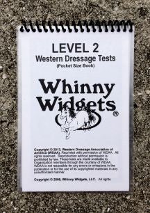 Whinny Widgets 2015 Western Dressage Test Book - Level 2